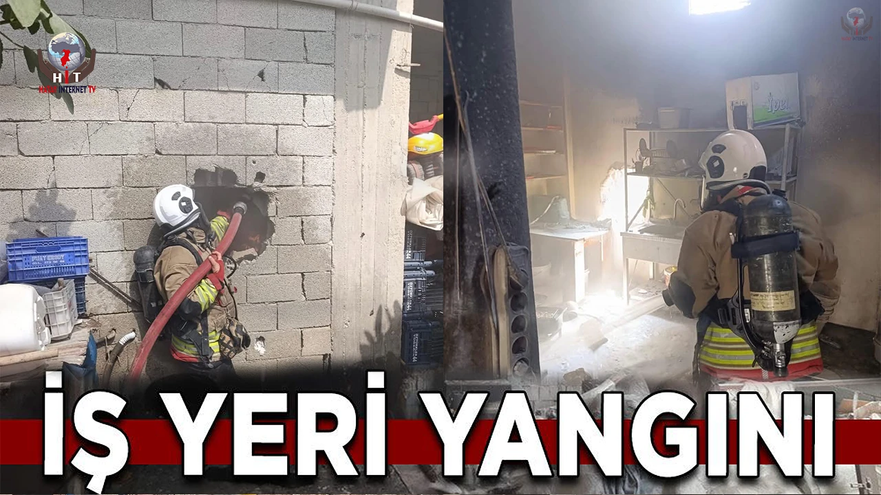 Hatay'da İş Yerinde Yangın: Hızlı Müdahale Can Kaybını Önledi