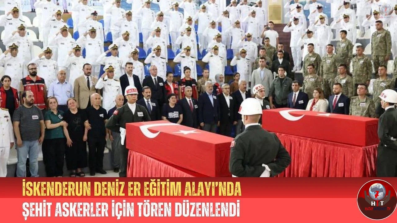 İskenderun'da şehitler için tören düzenlendi