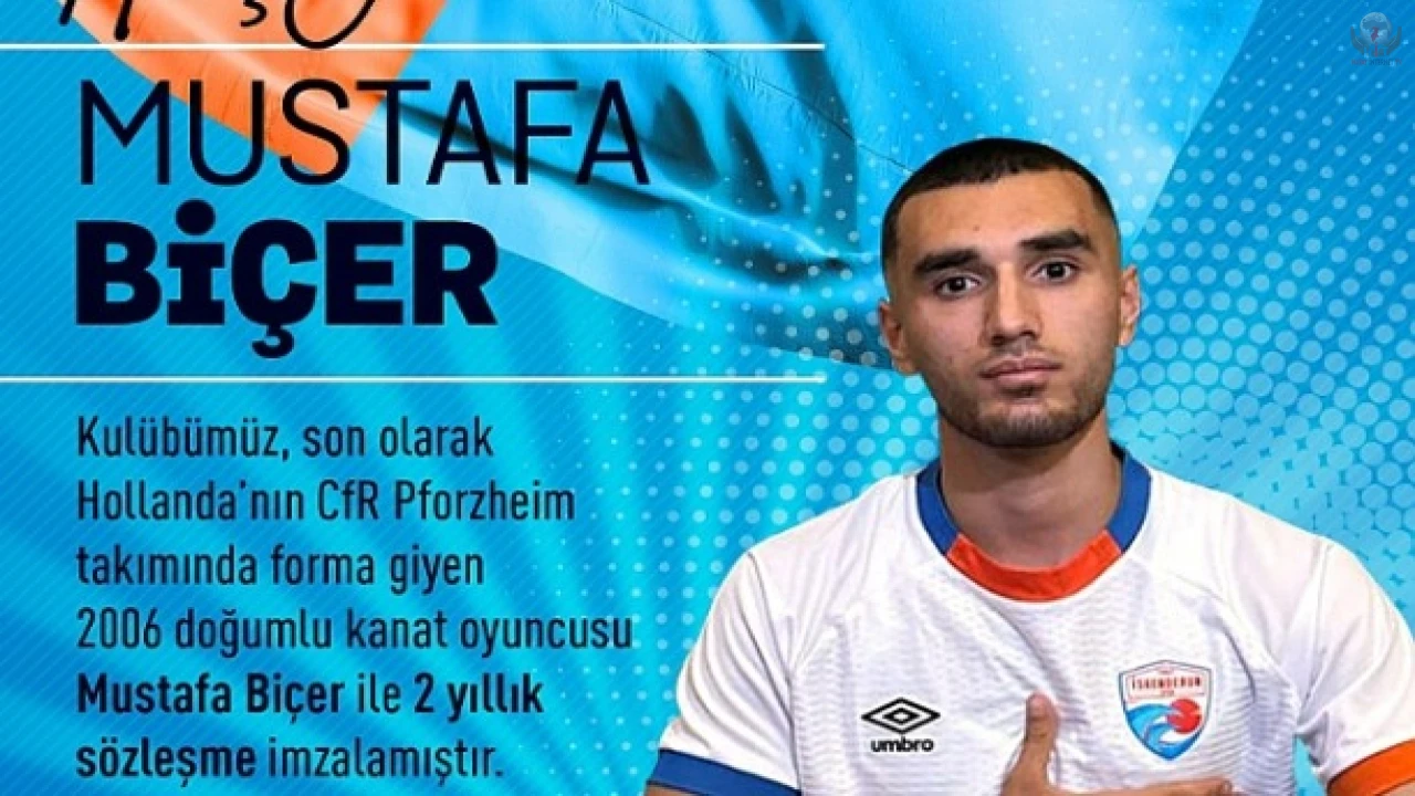 İSKENDERUNSPOR MUSTAFA BİÇER İLE 2 YILLIK SÖZLEŞME İMZALADI