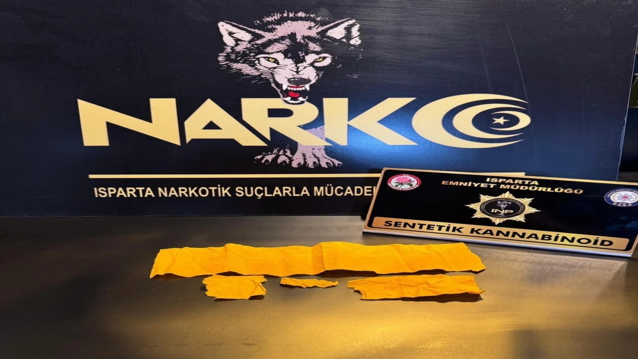 Ispartada uyuşturucu operasyonunda 2 kişi yakalandı