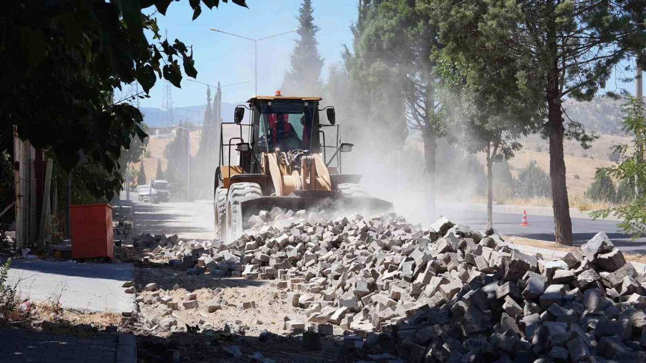 Kahramanmaraşta yol çalışmaları