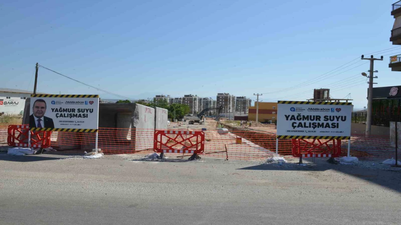 Kepez Fevzi Çakmak Mahallesine 92 milyon TLlik yağmur suyu yatırımı