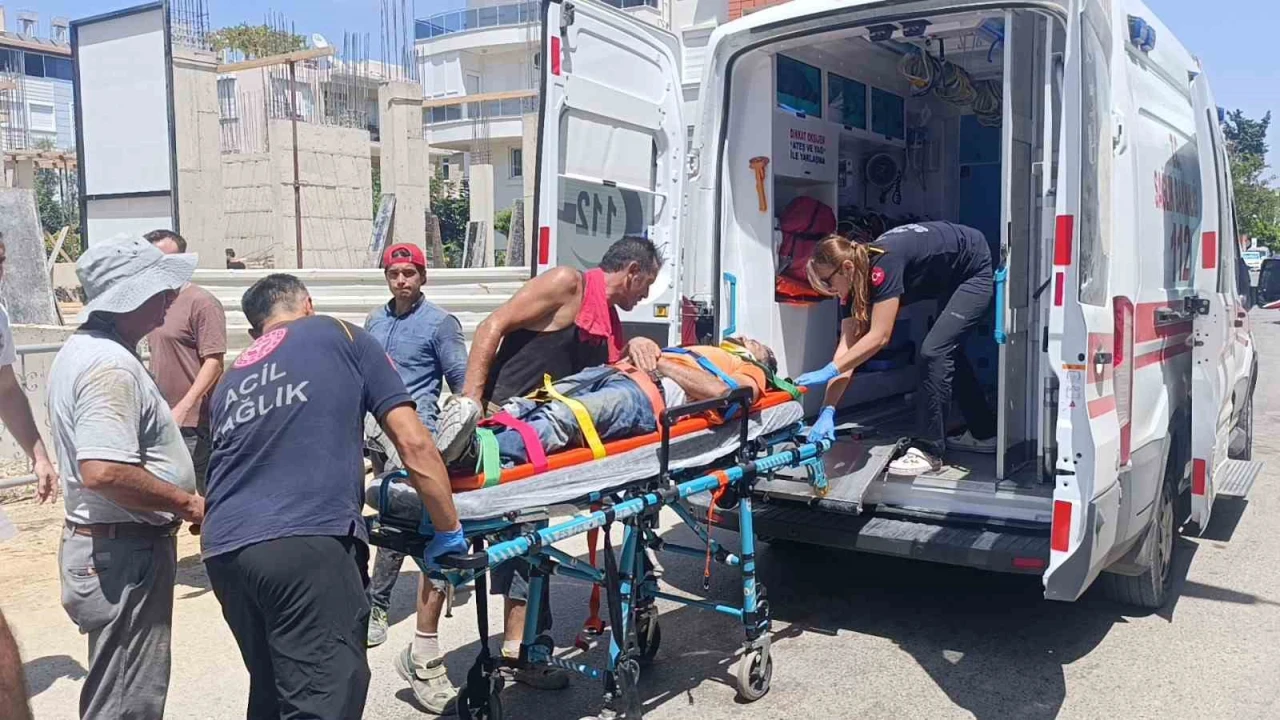 Manavgatta iş kazası: 2 yaralı