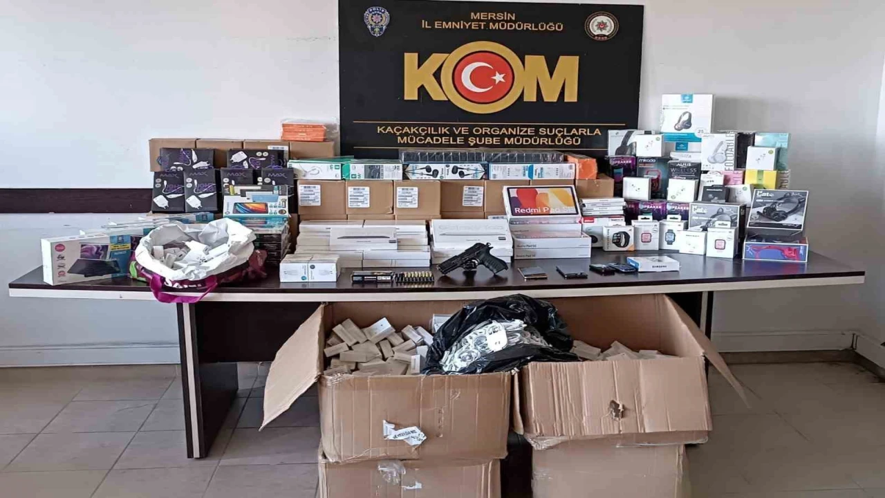 Mersinde 2 milyon liralık kaçakçılık operasyonu: 12 gözaltı