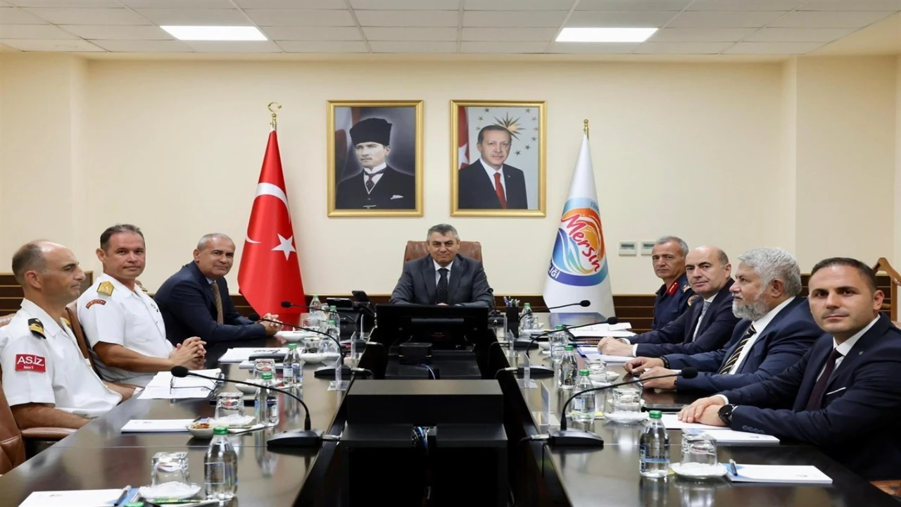 Mersinde Güvenlik ve Asayiş Değerlendirme Toplantısı yapıldı
