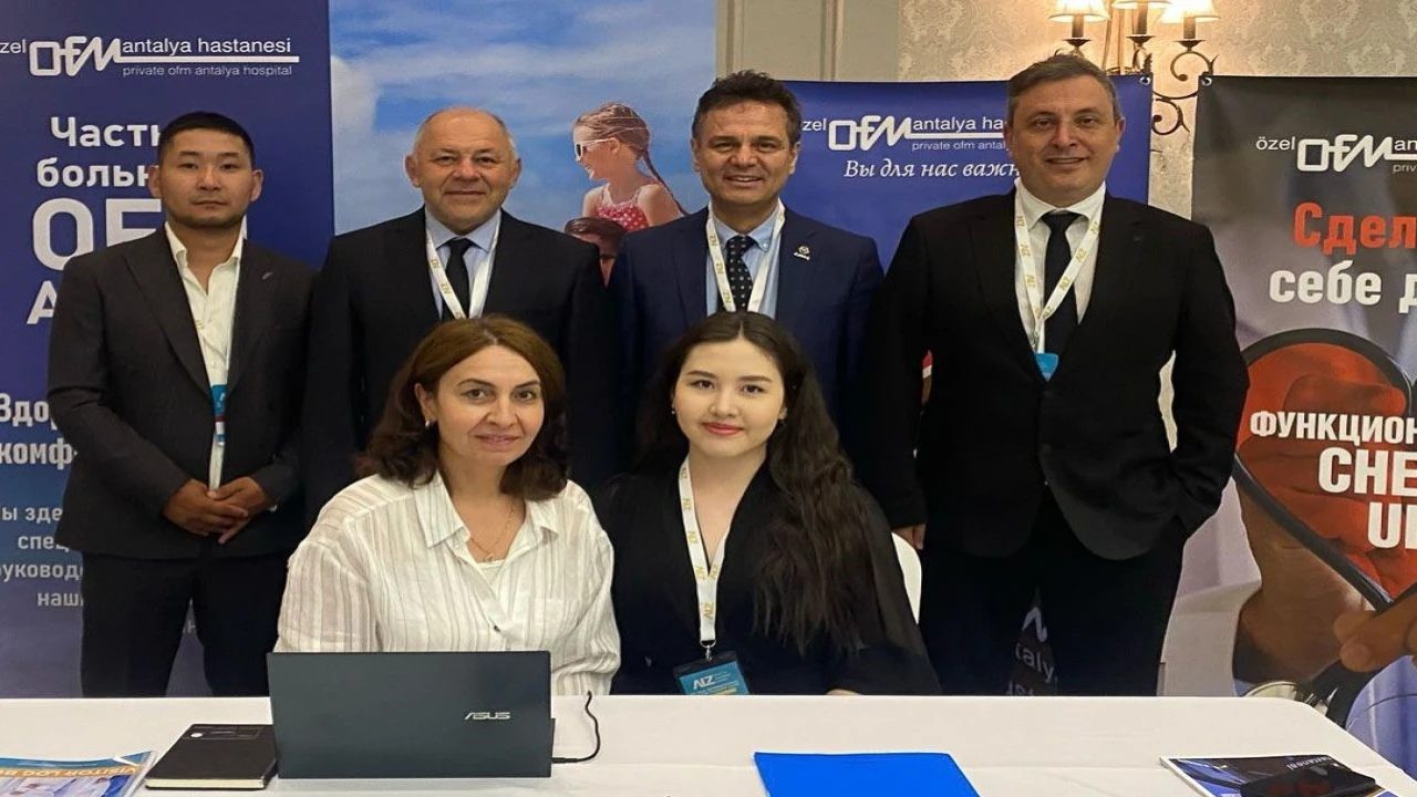 OFM Hastanesi, Kazakistandaki sağlık fuarında Türkiyeyi temsil etti