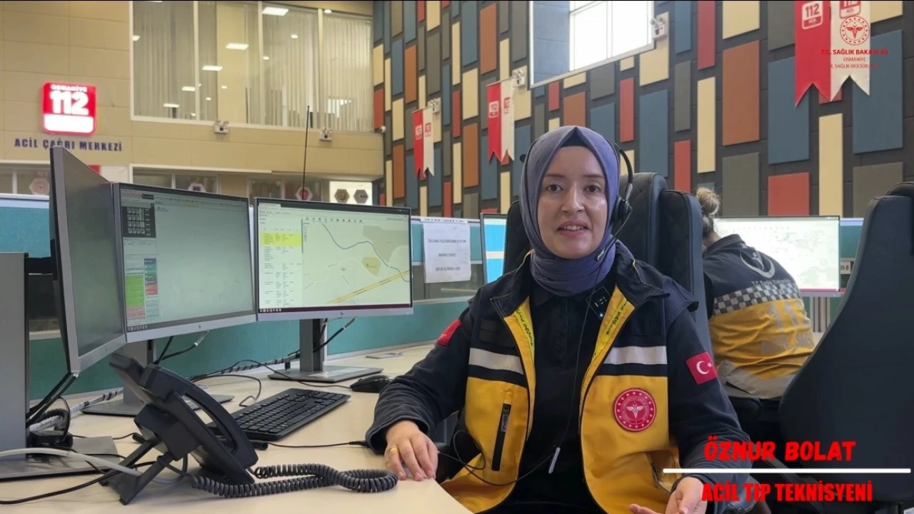 Osmaniyede 112 personeli telefonla tarif ettiği yöntemle vatandaşı hayata döndürdü