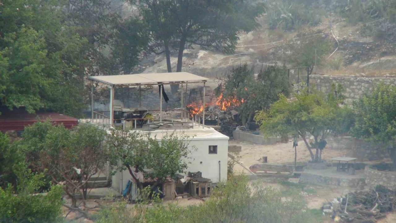 Silifkedeki orman yangınıyla mücadele devam ediyor: 526 personel sahada