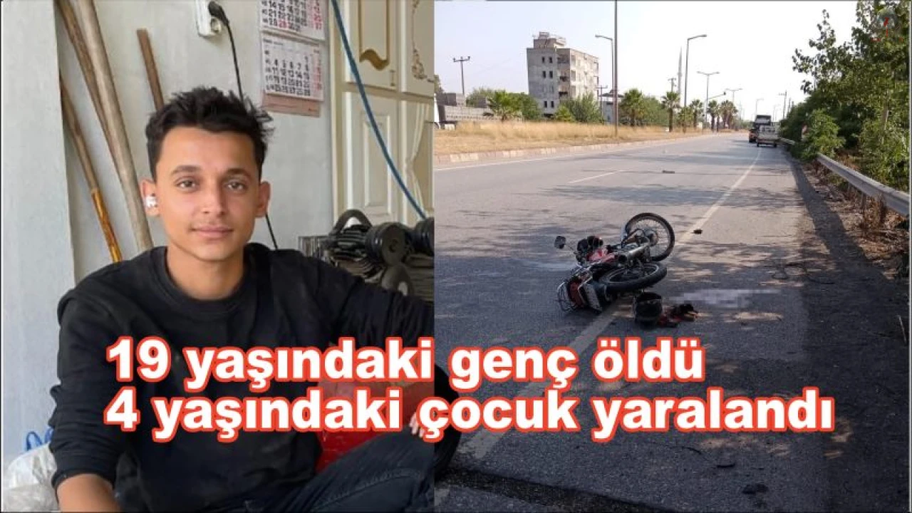 Tırla çarpışan motosikletin 19 yaşındaki sürücüsü hayatını kaybetti