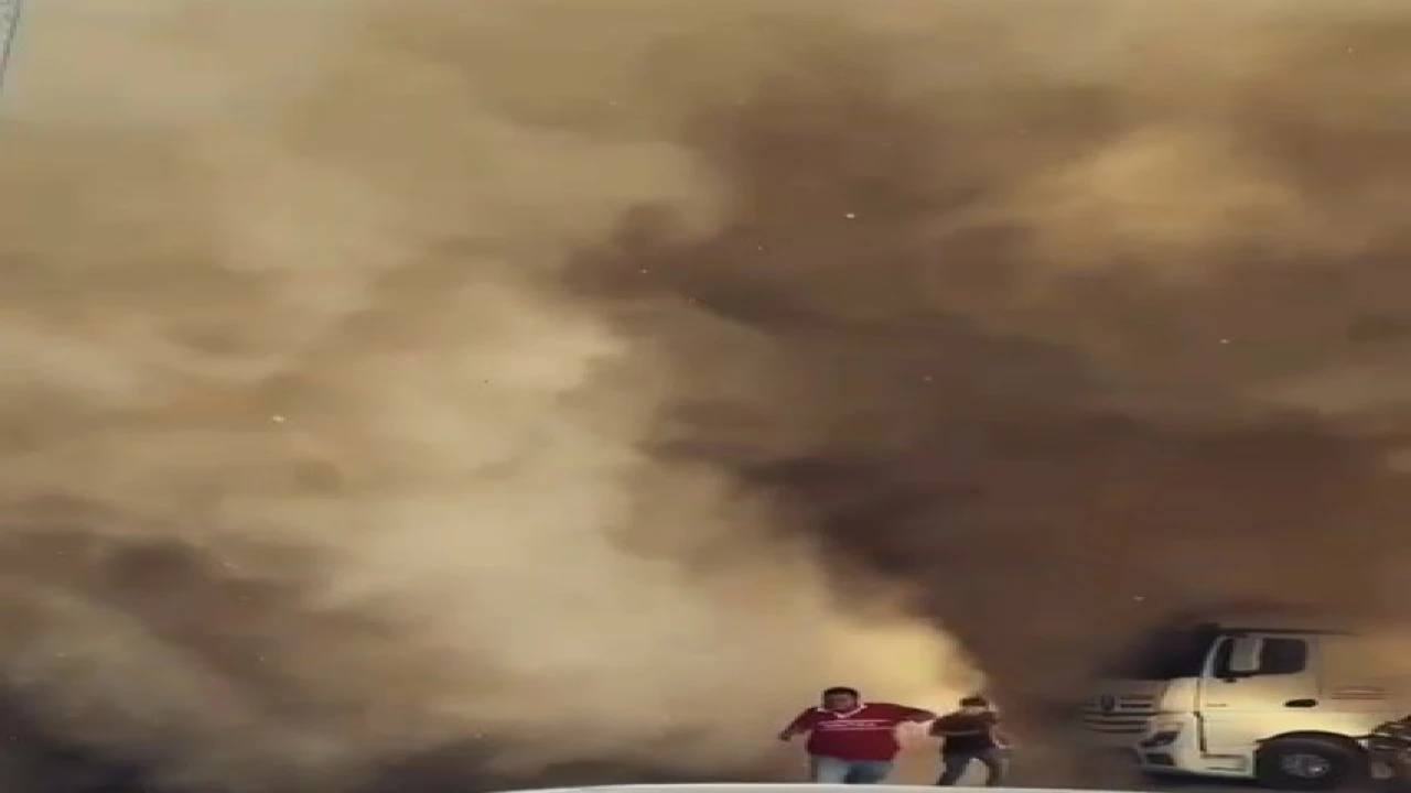 Yıkımda toz bulutu paniği