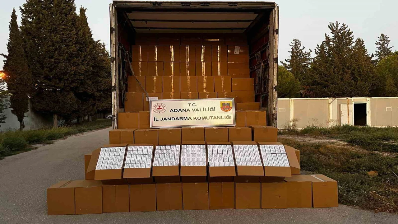 Adanada 6 milyon 500 bin adet makaron ele geçirildi