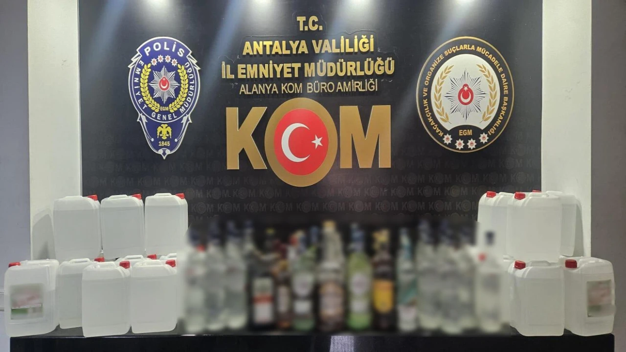 Antalyada bir haftada gerçekleşen denetimlerde 22 tutuklama