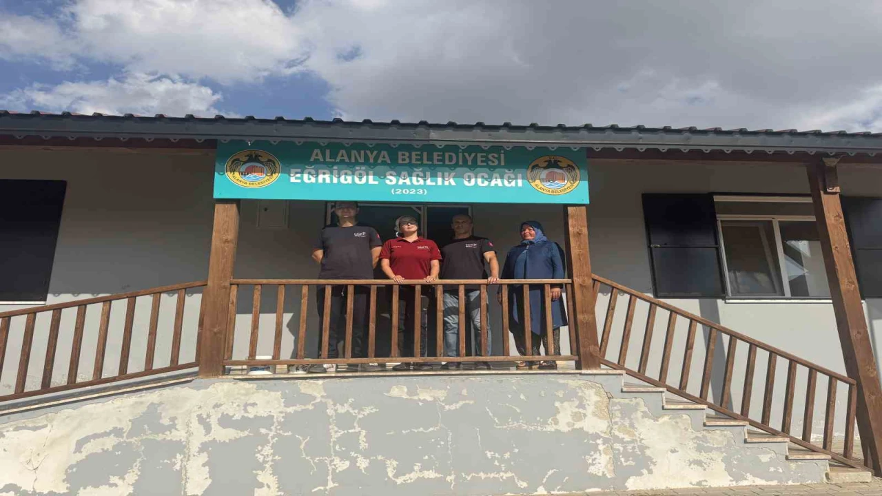 Antalyanın 2 bin 100 metre rakımındaki sağlık ocağı 5 bin kişiye hizmet veriyor