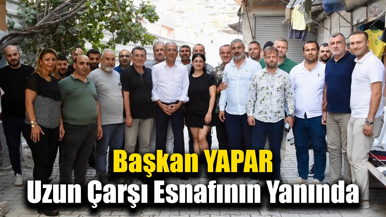 Başkan Yapar, Uzun Çarşı esnafıyla bir araya geldi