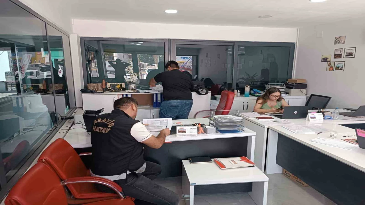 İskenderunda araç kiralama ve konaklama firmalarına denetim yapıldı
