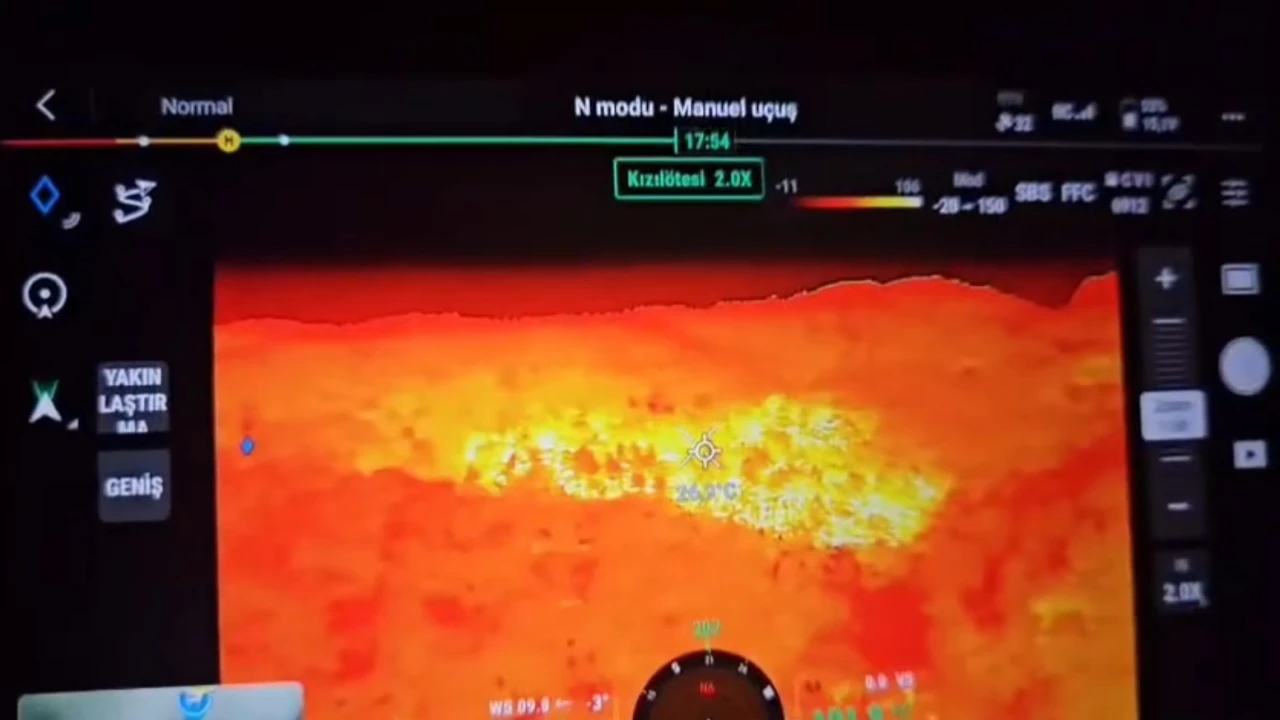 Ispartada çıkan orman yangını büyümeden söndürüldü