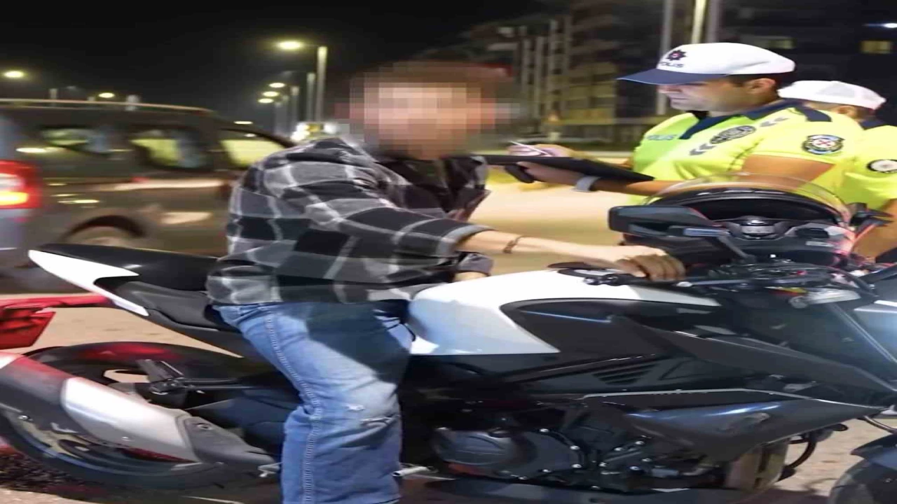 Ispartada gürültü yapan araçlara şok denetim: 58 araca idari para cezası