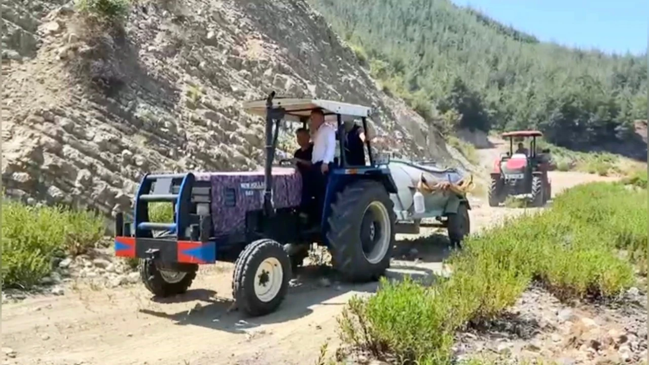 Karacaören Göletine balıklar ve yangınlar için su takviyesi yapıldı