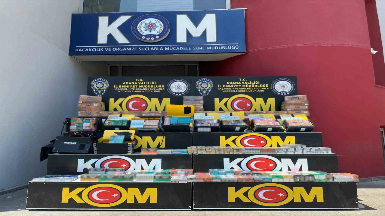 Kargoyla gelen kaynak makinelerinden kaçak sigaralar çıktı
