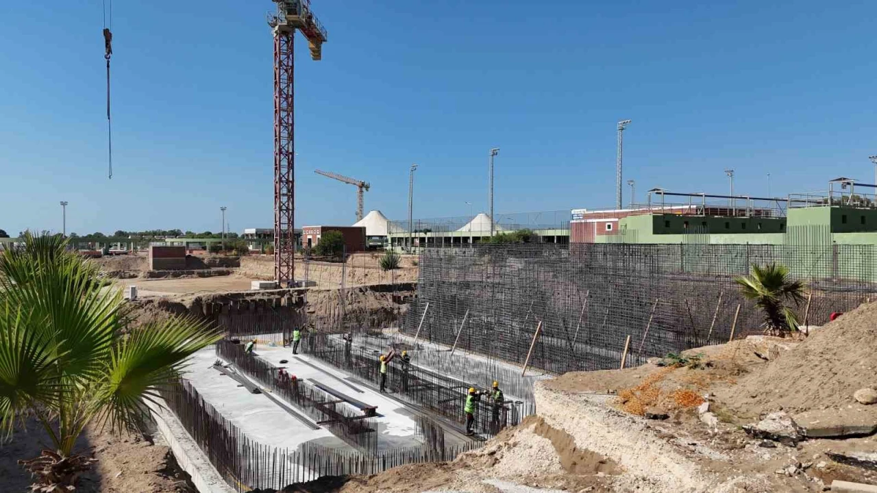 Lara Atıksu Arıtma Tesisinde çalışmalar sürüyor