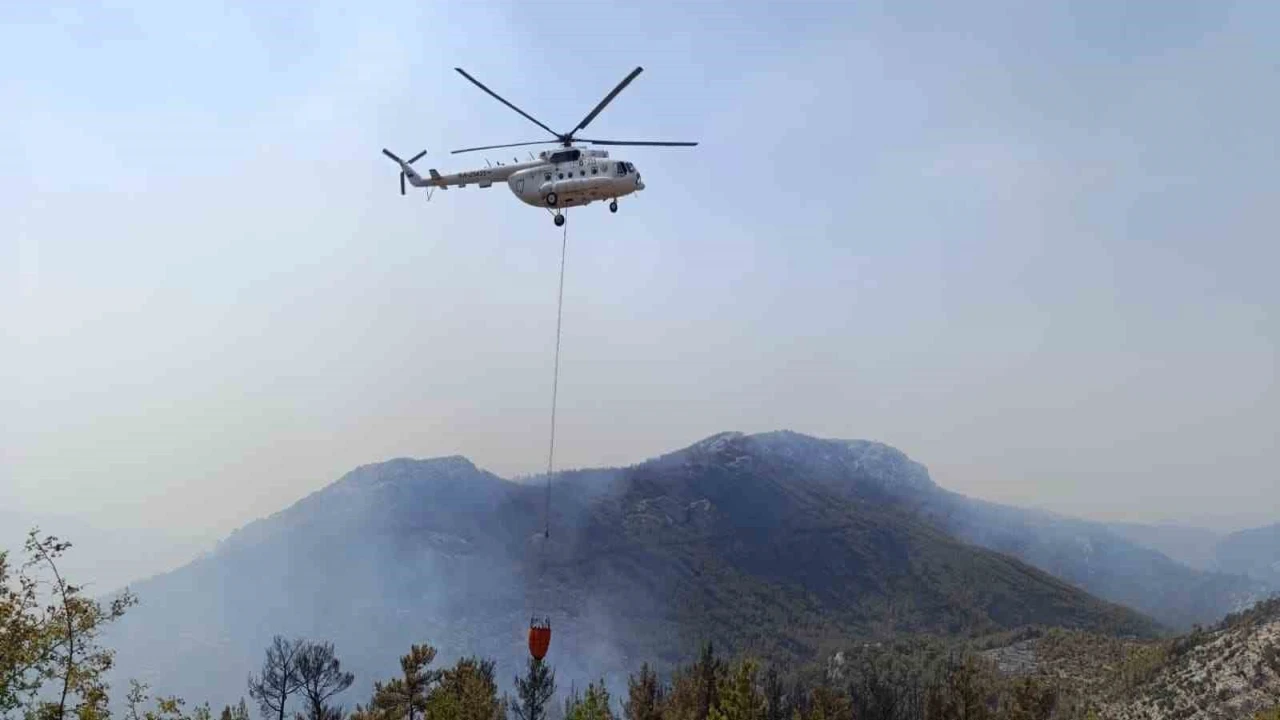 Mersin Silifkedeki orman yangını 3üncü gününde