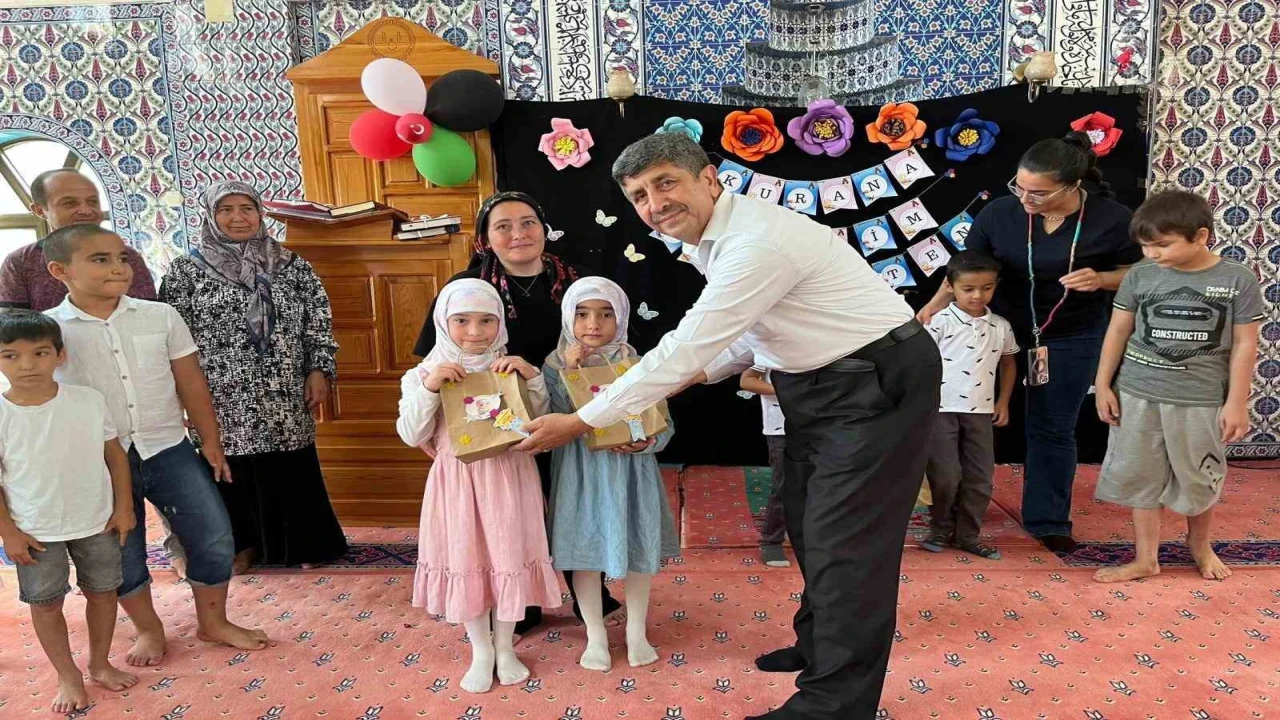 Mersinde Kuran Kursu öğrencileri Kurana geçmenin heyecanını yaşadı