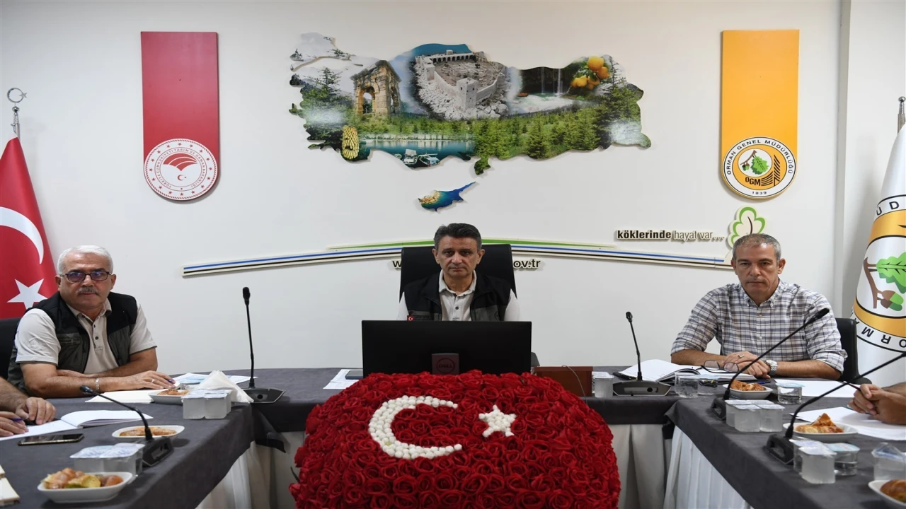 Mersinde yanın değerlendirme toplantısı yapıldı