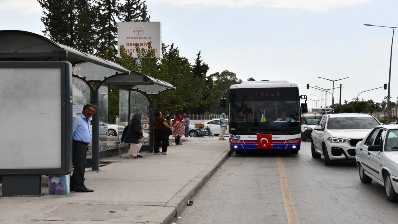 Osmaniyede yeni halk otobüsleri hizmete alındı