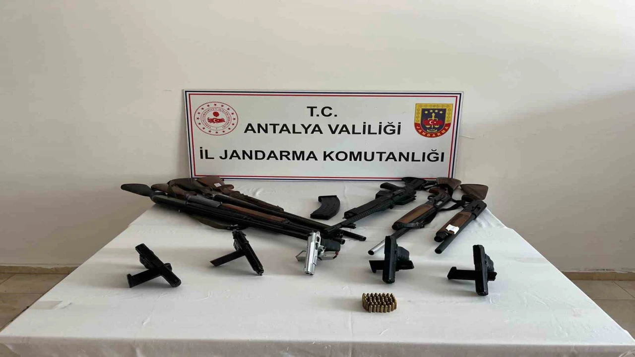 Serikte kaçak silah operasyonu