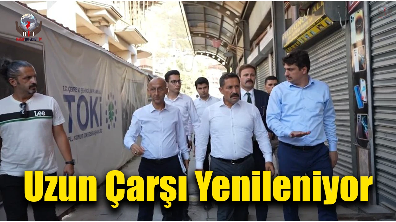 Uzun Çarşı Yenileniyor