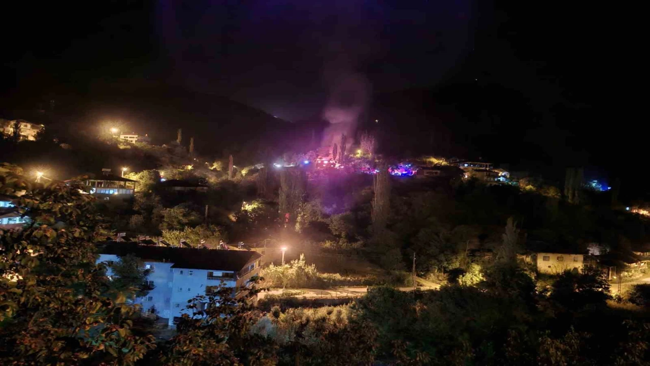 Adanada evde çıkan yangında anne ve oğlu yaralandı