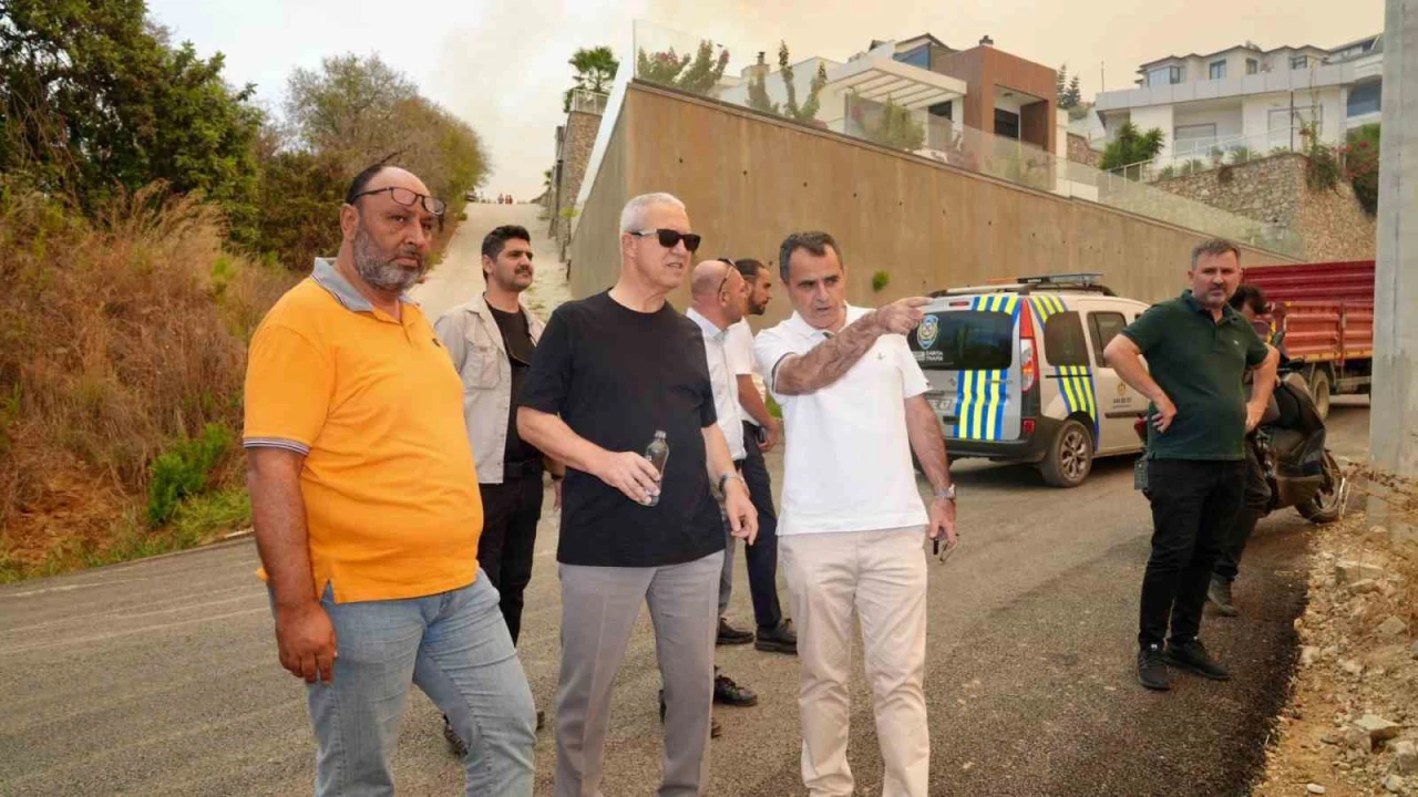Alanya Belediye Başkanı Özçelik: Yangında insan kaybımızın olmaması sevindirici