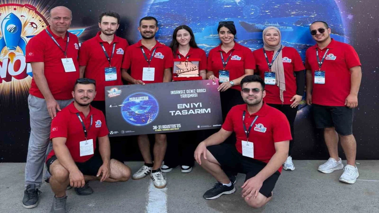 ALKÜye Teknofestte En İyi Tasarım ödülü