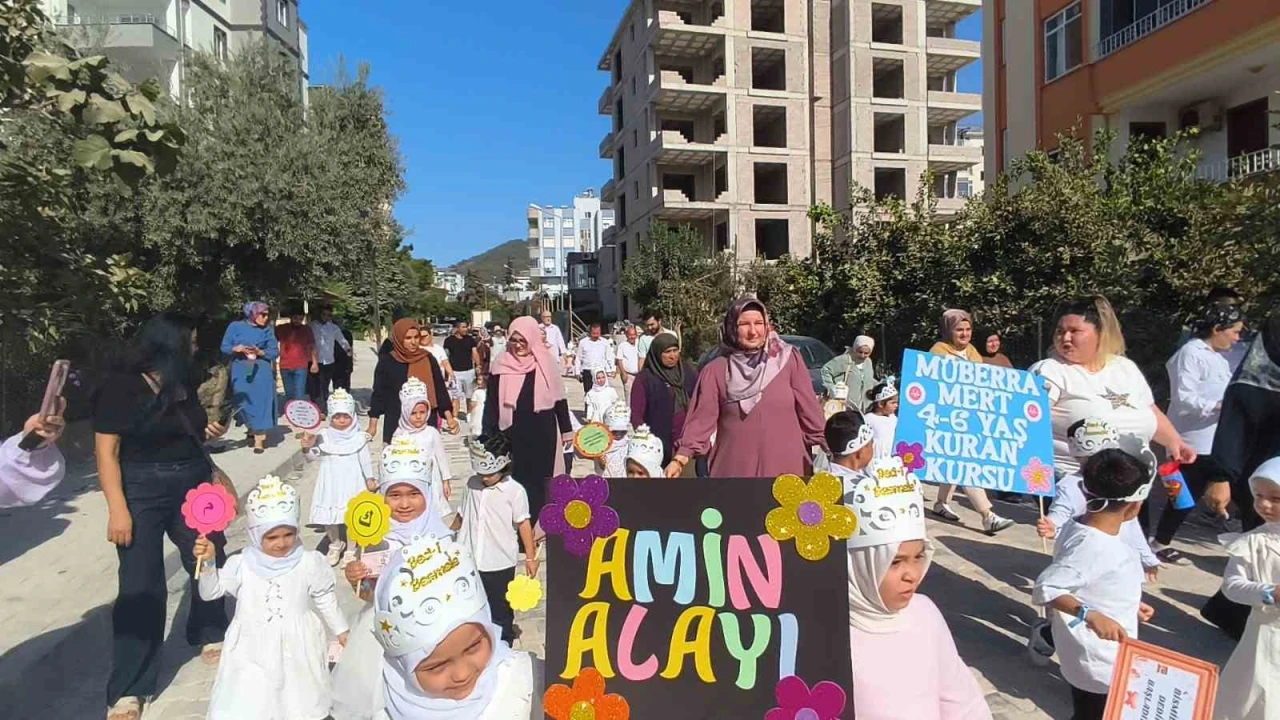 Anamurda minikler Kuran yolculuğuna başladı
