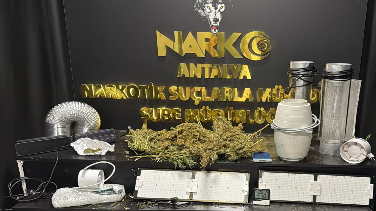 Antalyada 1 haftada uyuşturucu madde suçundan 13 şahıs tutuklandı