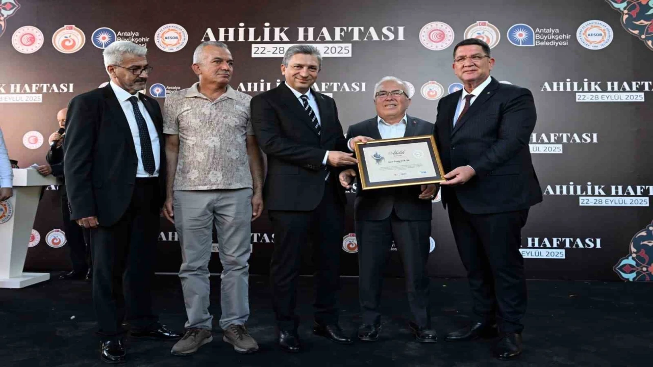 Antalyada Ahilik Haftası kutlandı