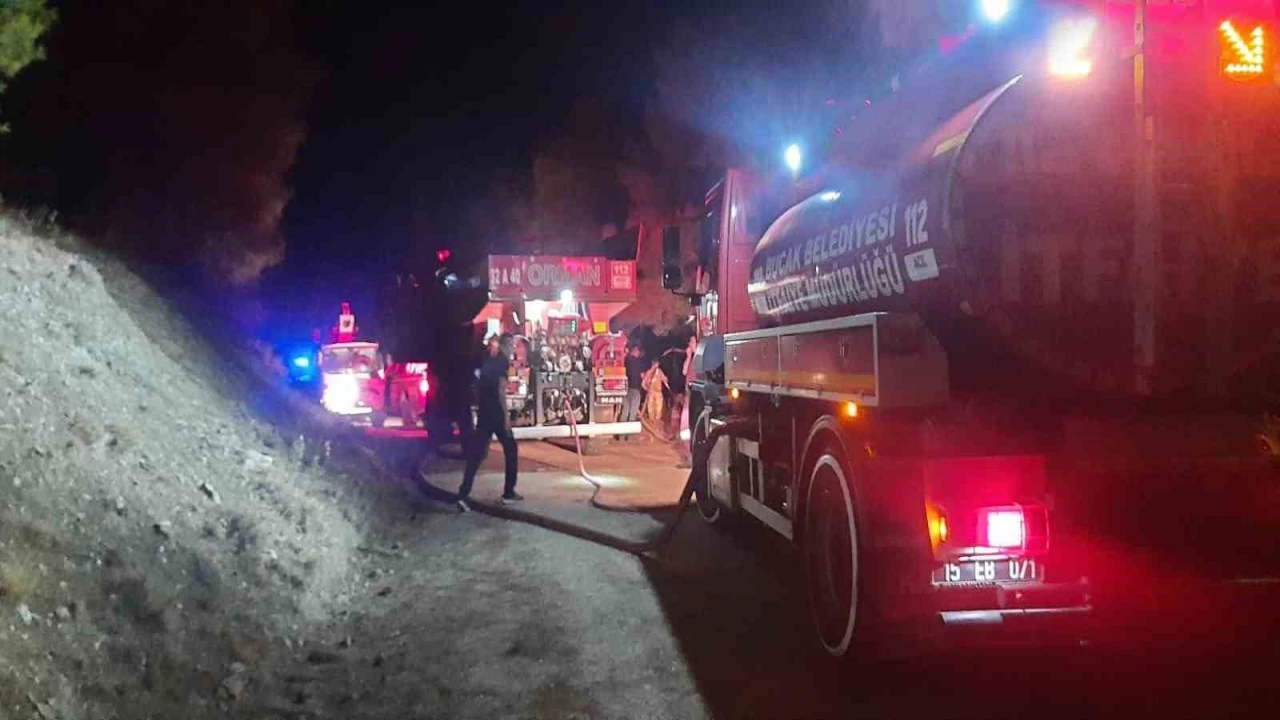 Burdurdaki orman yangını söndürüldü