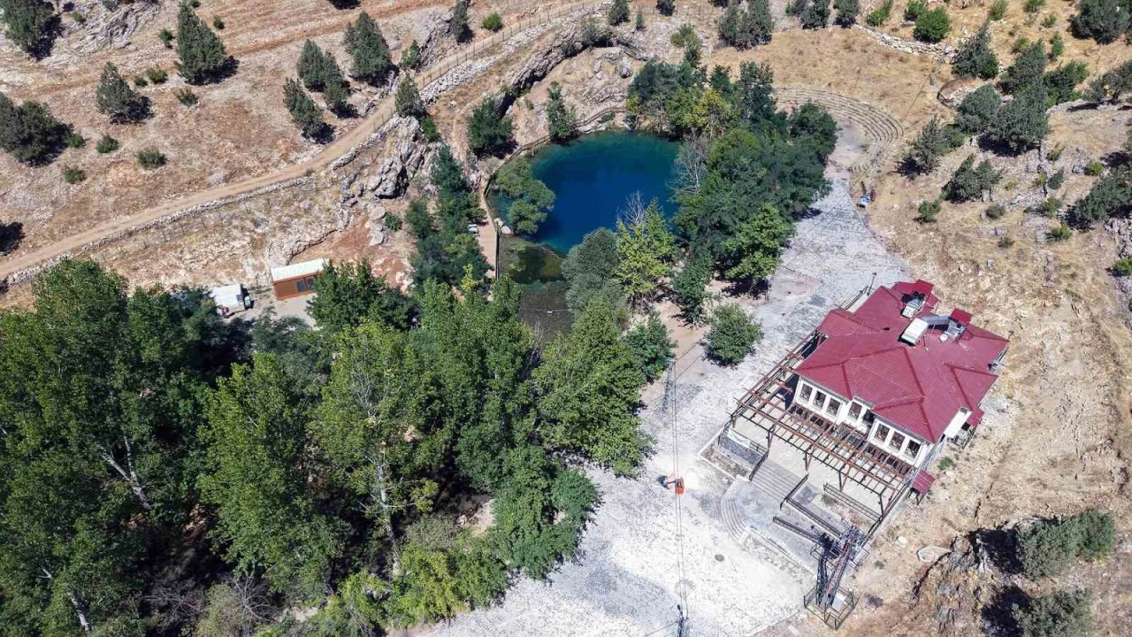 Doğa harikası Yeşilgözde çalışmalar tamamlanıyor