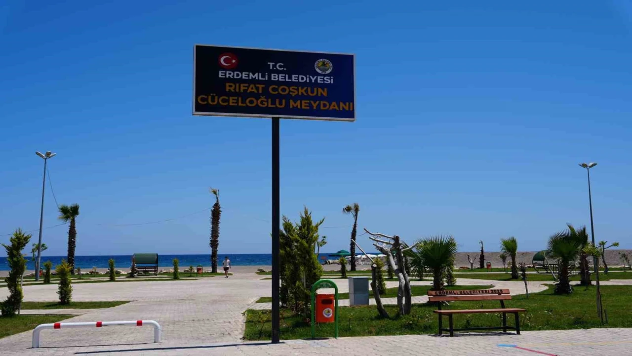 Erdemliye yeni 15 park alanı kazandırıldı