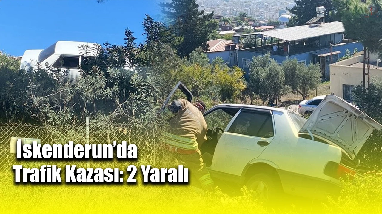 İskenderun’da trafik kazası:2 yaralı