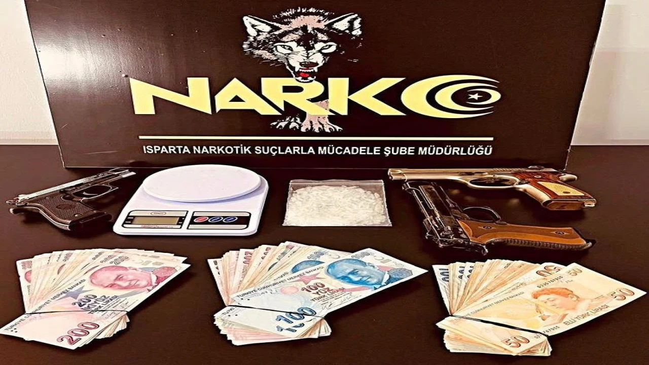 Ispartada uyuşturucu operasyonunda 1 kişi tutuklandı, 3 şüpheliye adli işlem yapıldı