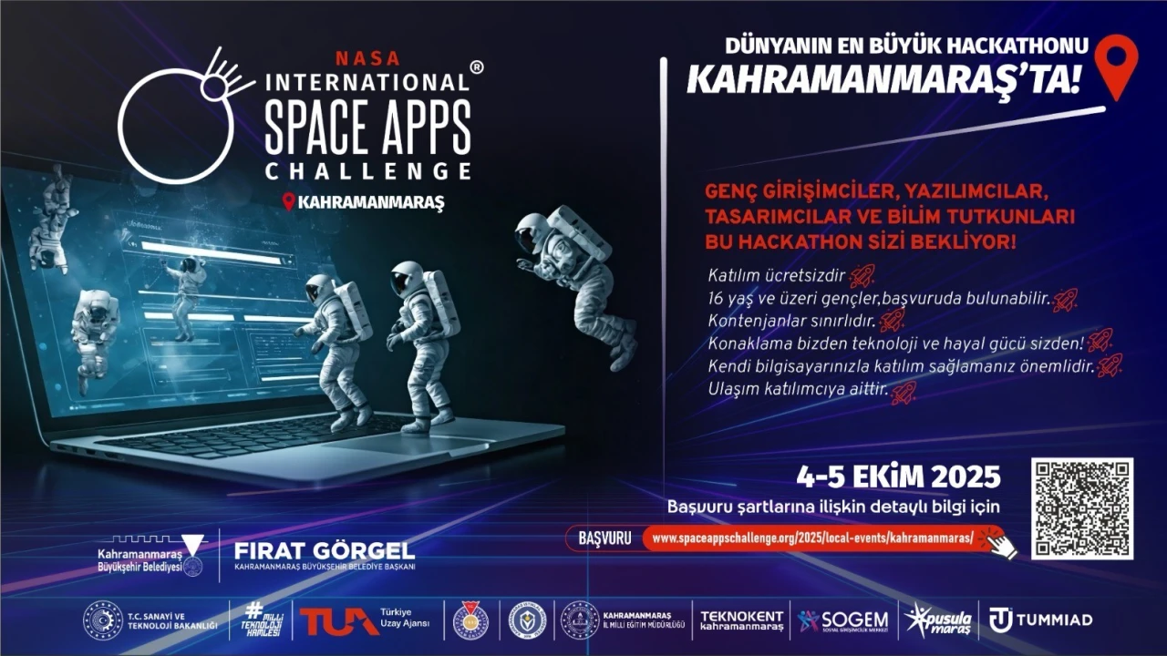 Kahramanmaraşta NASA Space Apps Challenge organizasyonu