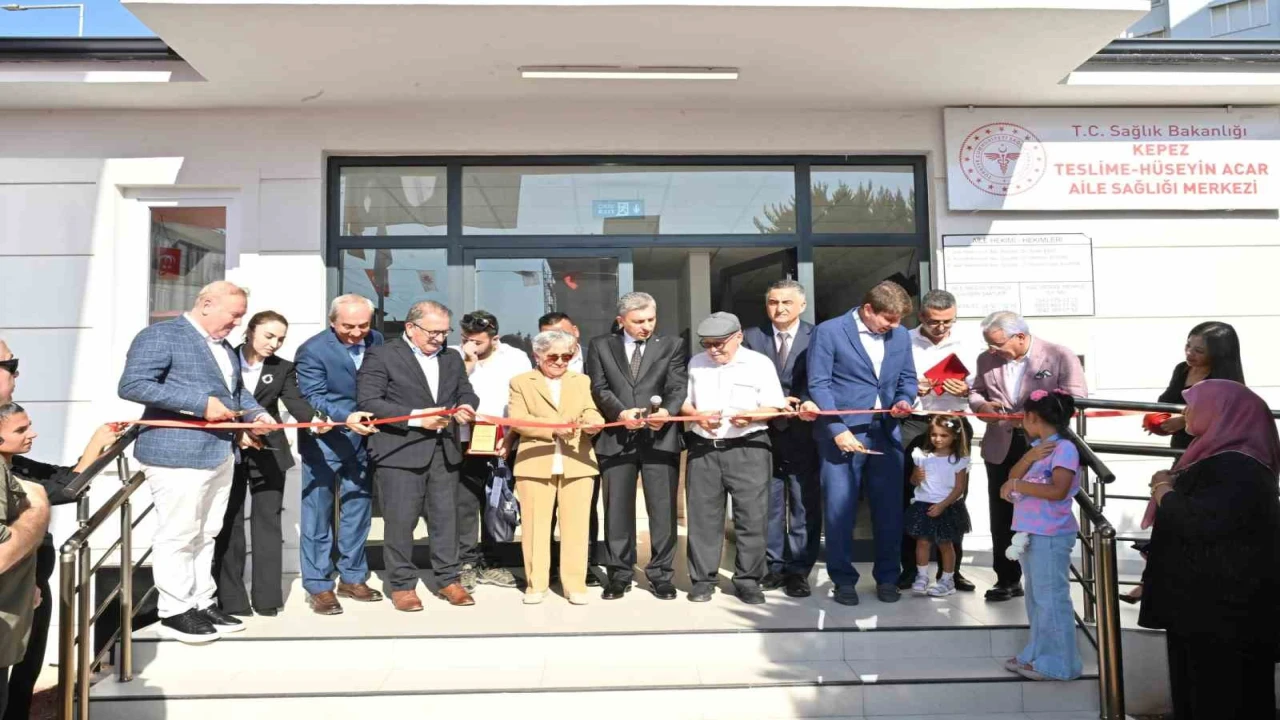 Kepez Teslime - Hüseyin Acar Aile Sağlığı Merkezi hizmete açıldı