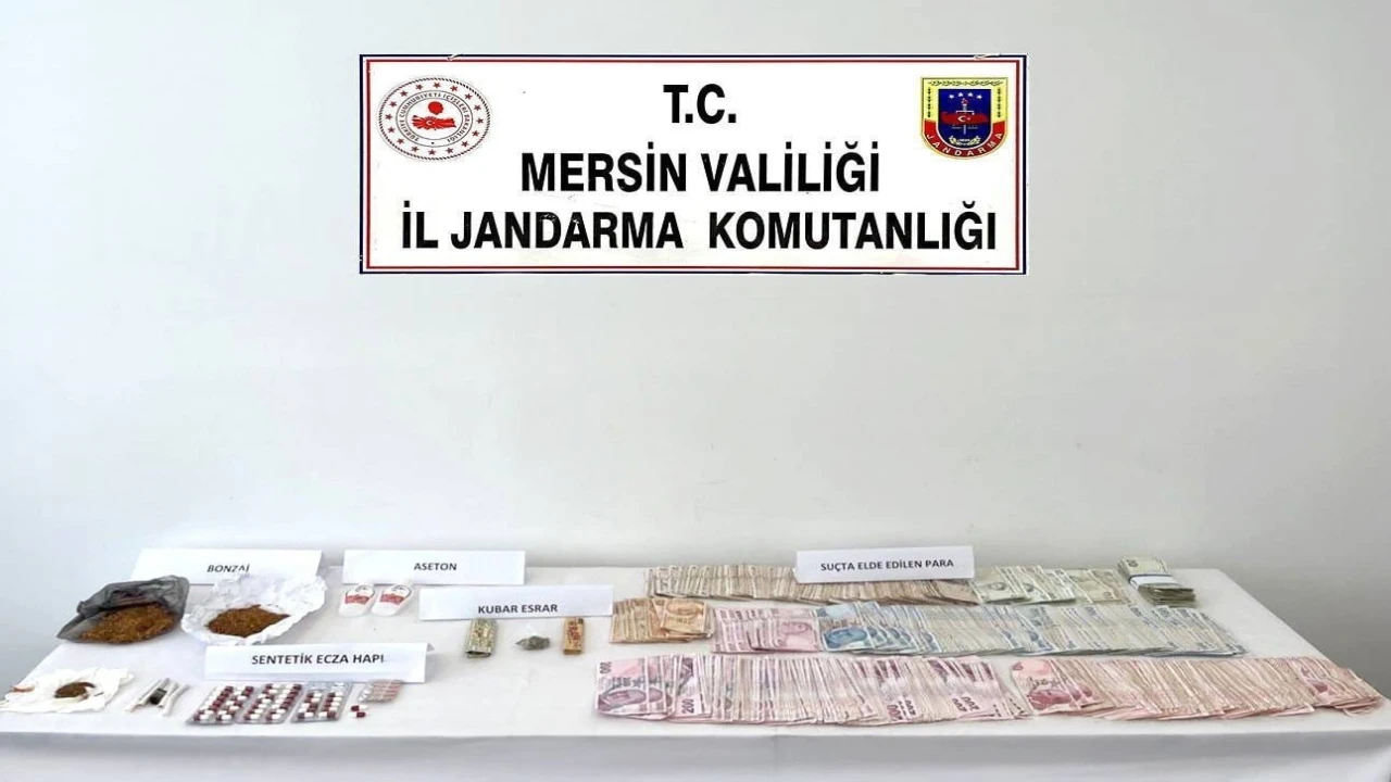 Mersinde uyuşturucu operasyonu 4 şüpheli yakalandı