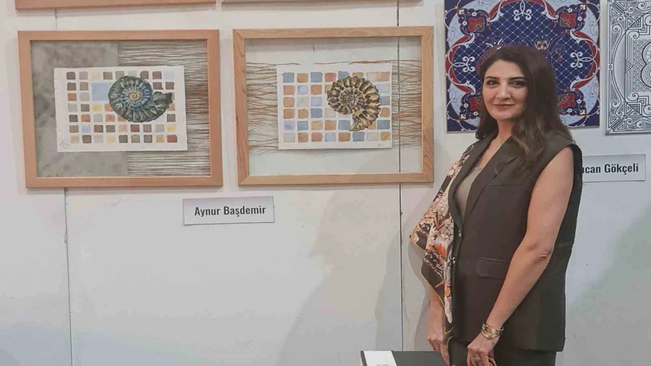 Mersinli sanatçının doğadan sanata çalışması büyük ilgi gördü