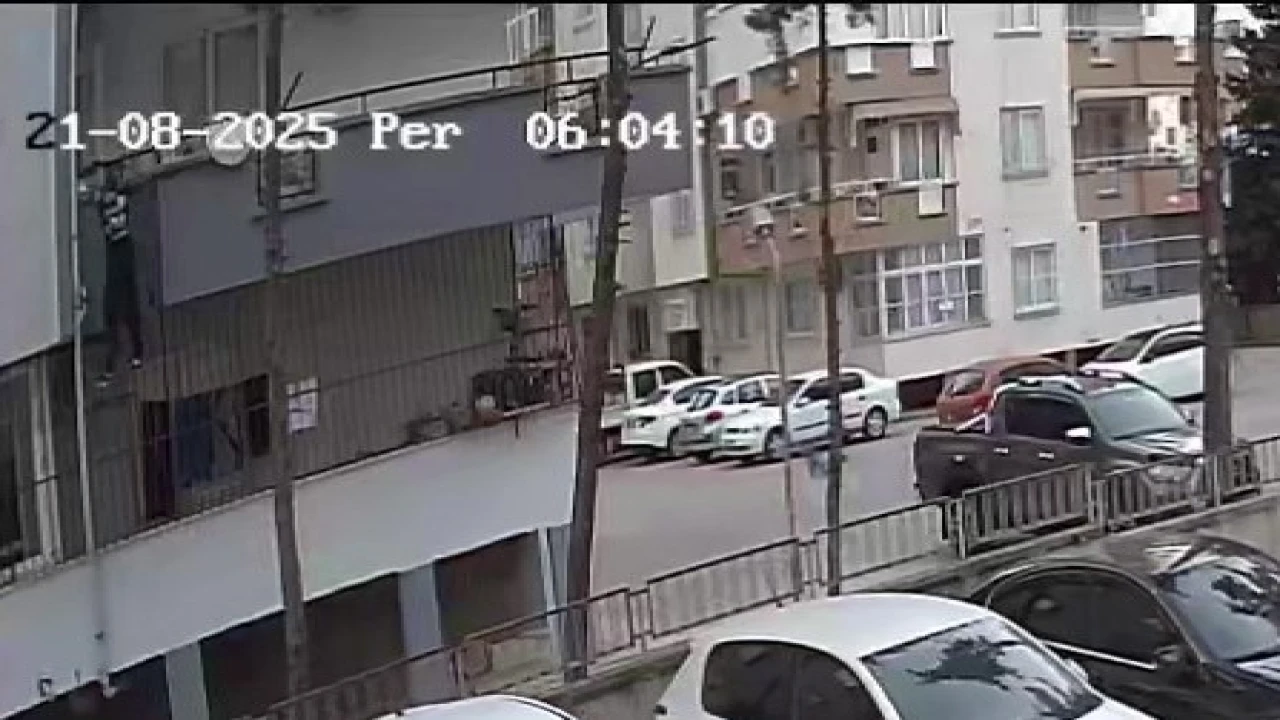Örümcek gibi binaya tırmanan hırsız: Ben basit bir kuryeyim