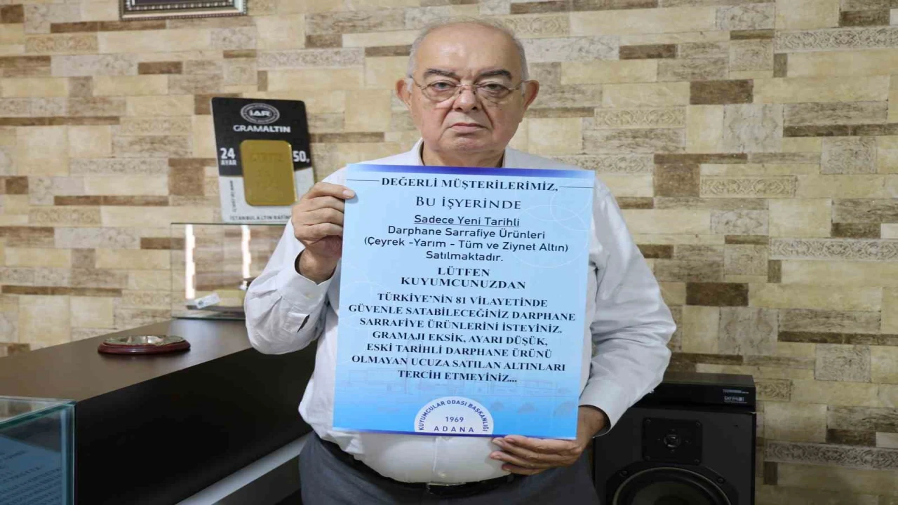 Sahte ve ayarı düşük altınlar arttı, darphane dışı ürün satışı yasaklandı