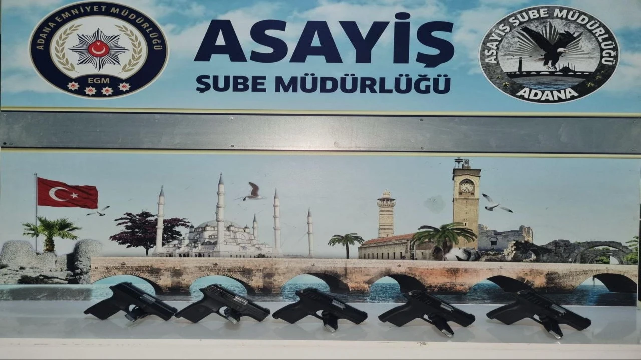 5 ruhsatsız tabanca yakalatan şüpheli tutuklandı