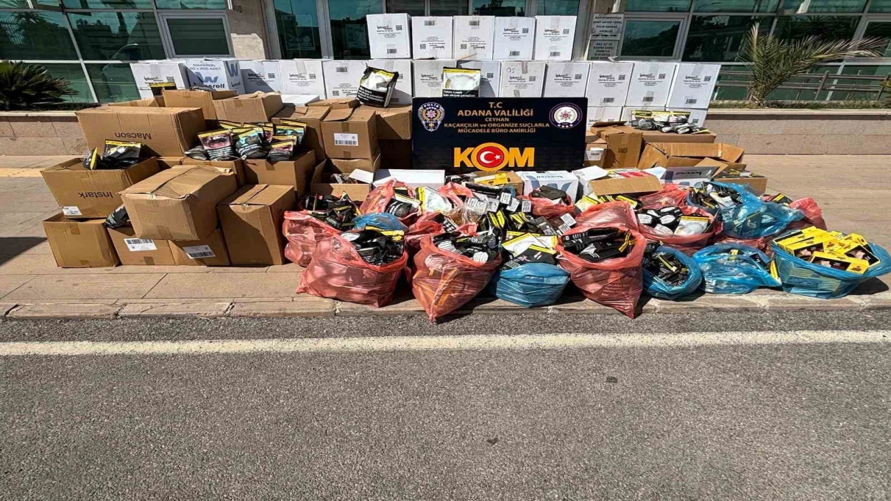 Adanada kaçakçılık operasyonu: 20 gözaltı