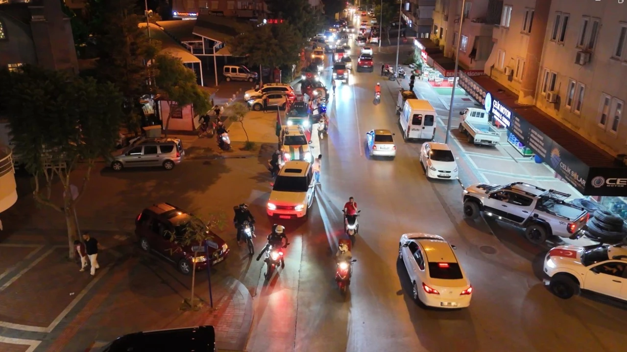 Alanyada ‘Zulme off, Gazzeye on konvoyu